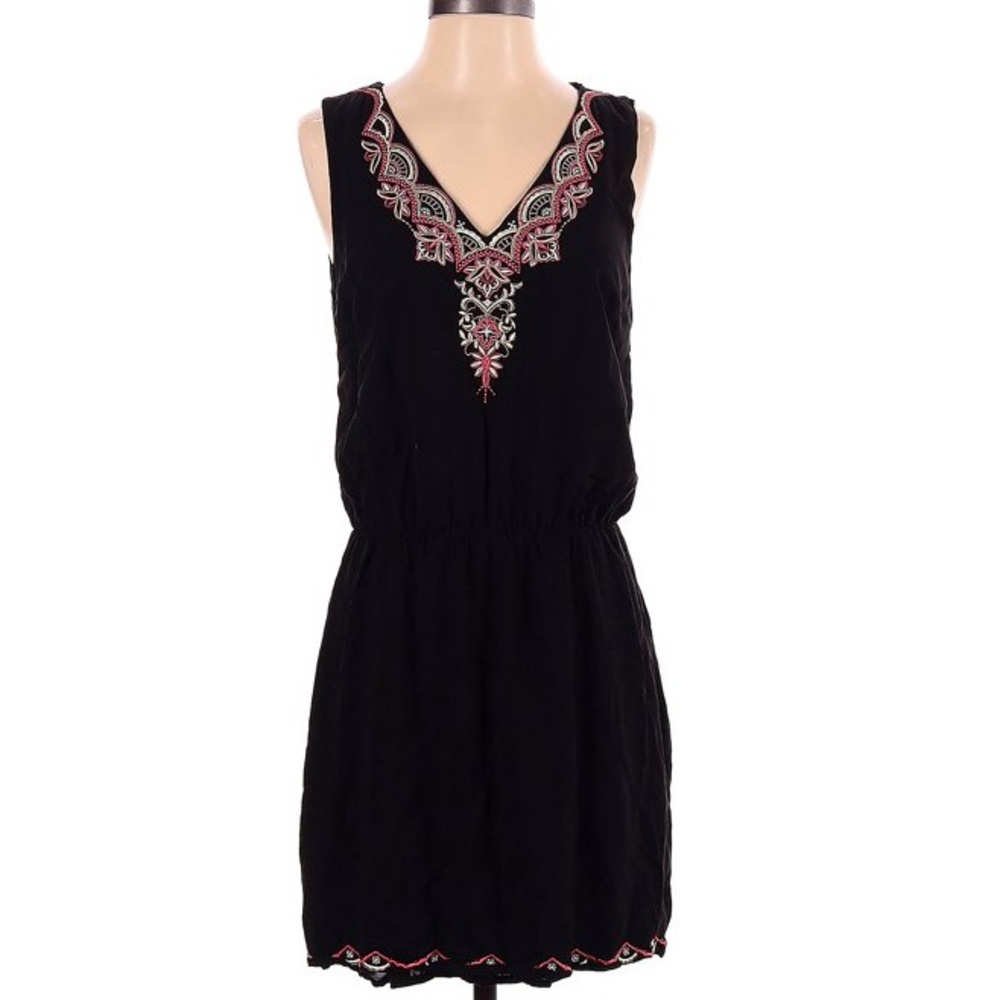 White House Black Market Embroidered Mini Dress, Size S
